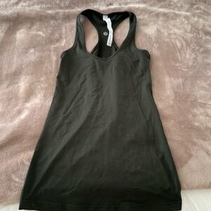 LuluLemon green racer back exercise tank